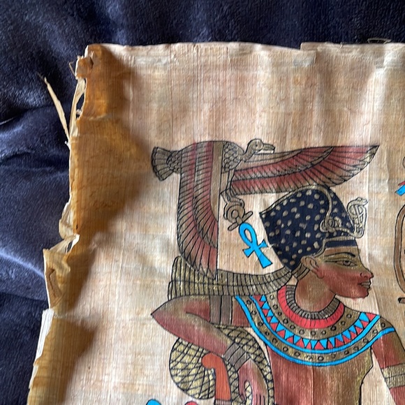 Egyptian Papyrus Print ~ ✨ - Picture 4 of 11